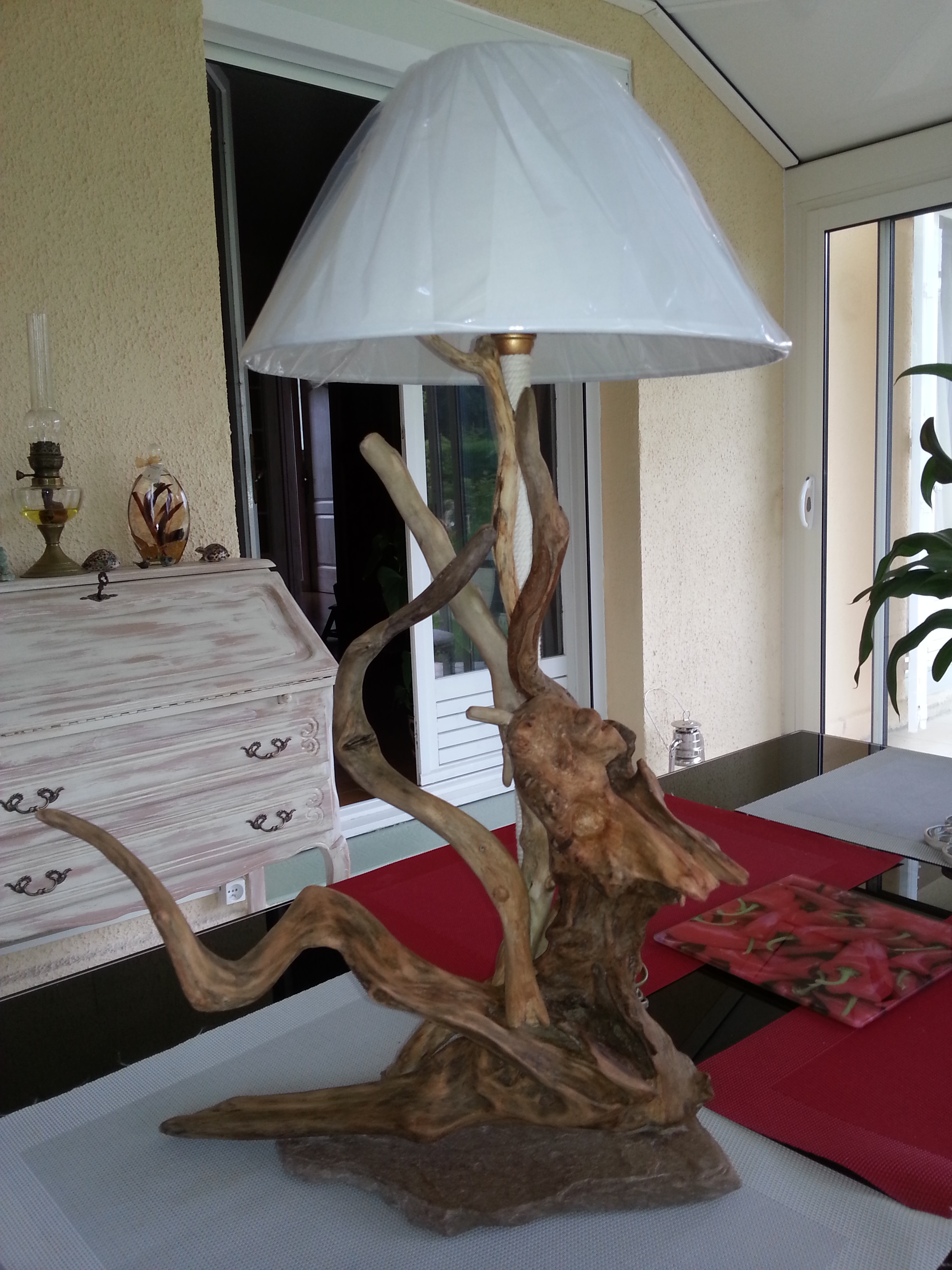 Socle Pour Lampe Bois Flotté Lampes salon & décos bois flottés galets - Page 2